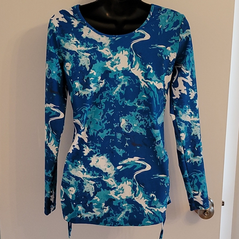 ELLA MAE LONG SLEEVE SWIM  TOP